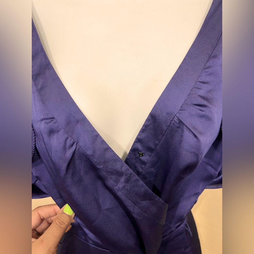 Ark & Co. Purple Ruffle Romper - Picture 5 of 7
